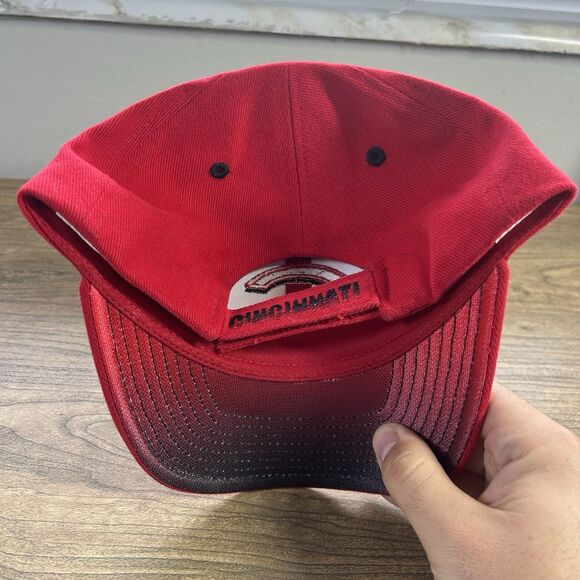 Vintage Cincinnati Reds Logo Athletic Hat Strapback OSFA Cap MLB Baseball Red LA - Picture 10 of 10